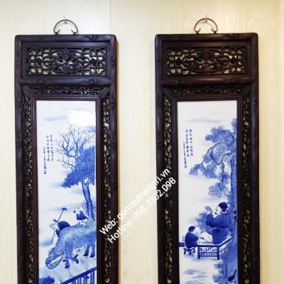 Tranh Sứ Tứ Dân: Ngư Tiều Canh Mục